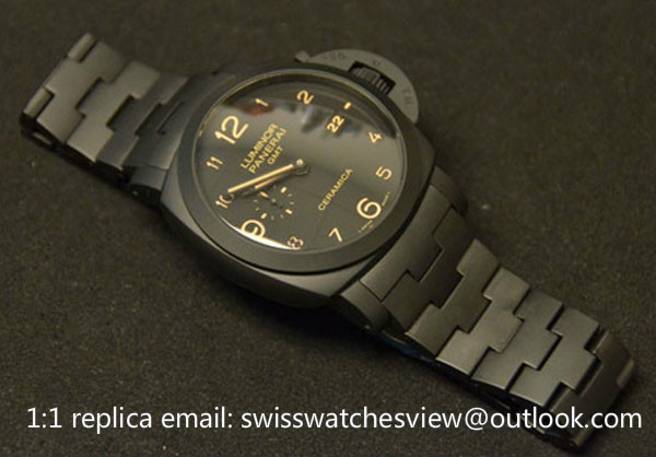 Panerai Luminor 1950 3 Days GMT Ceramica Replica watch PAM00438